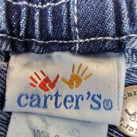 Carter's Vintage Denim Pull-On Cargo Pants 0-3 Months - Picture 8 of 8